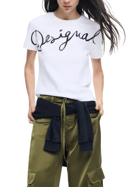 Tricou Desigual scurt negru