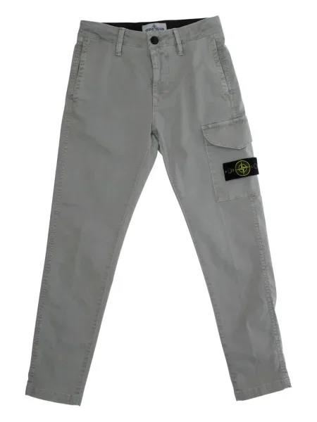 Spodnie cargo dziecięce Stone Island szare