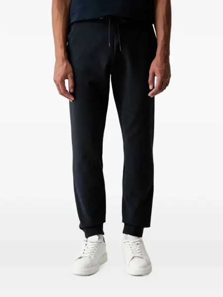 Pantaloni Aeronautica Militare cu broderie alergare cu cordon albastru