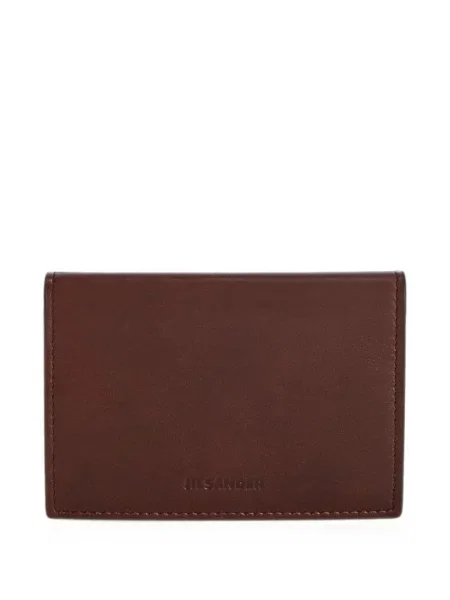 Portofel Jil Sander cu autograf maro