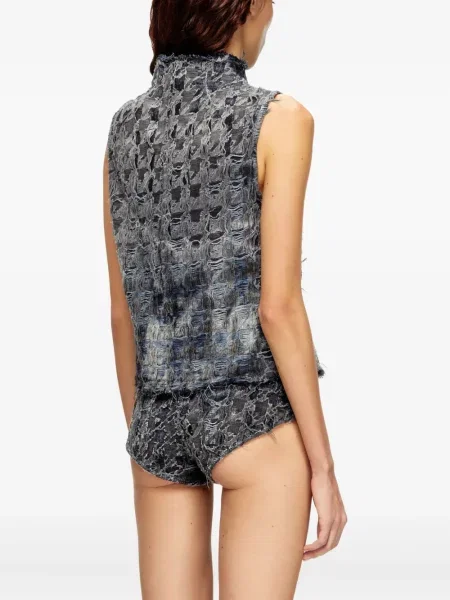 Vestă denim Diesel albastru
