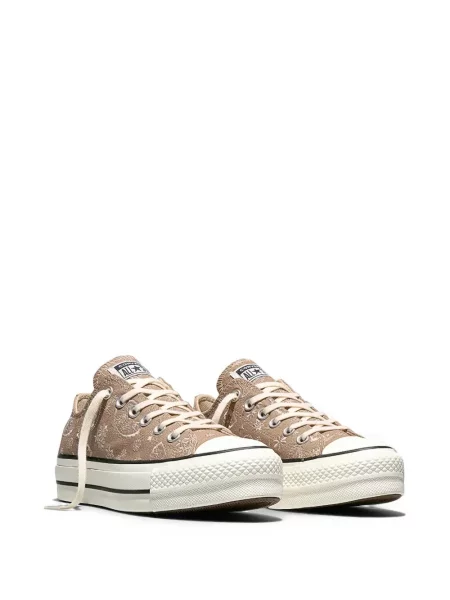 Skate & street sneakers Converse Chuck Taylor All Star με πλατφόρμα paisley μαύρο