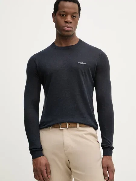 Lanen pulover Aeronautica Militare modra