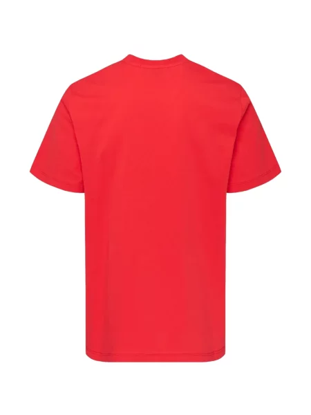Tricou Msgm cu imagine cu decolteu rotund roșu
