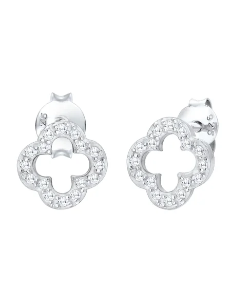 ELLI Uhani Kleeblatt' srebrna