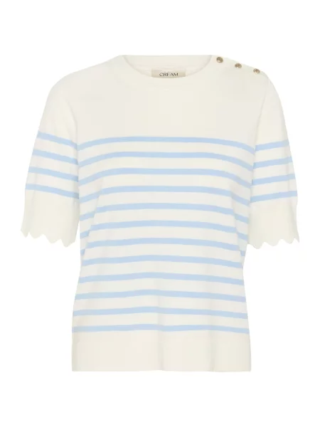 Cream Pulover CRVillea albastru deschis alb