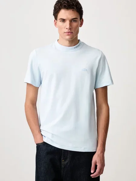 Lacoste tricou pentru bărbați cu albastru