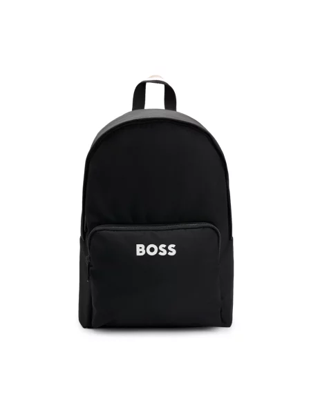 Plecak Hugo Boss z nadrukiem czarny