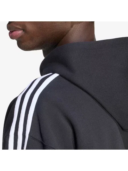 Mikina adidas Adicolor Oversize Full-Zip Hoodie Black M černá