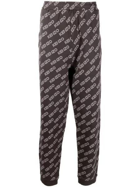 Pantaloni Kenzo cu imagine negru