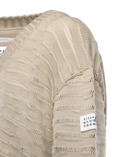 Плетен пуловер Mm6 Maison Margiela