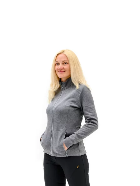 Turbat Porto 2 Кофта спортивна Темно-сірий меланж Фліс сірий