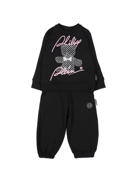 Komplet dresowy dziecięcy Philipp Plein czarny