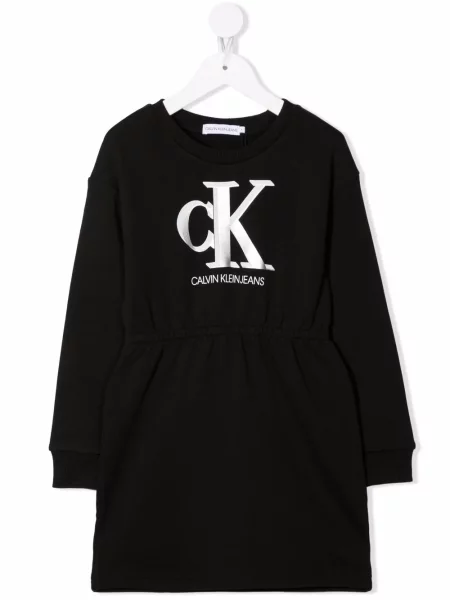 Sukienka dziecięca Calvin Klein czarna