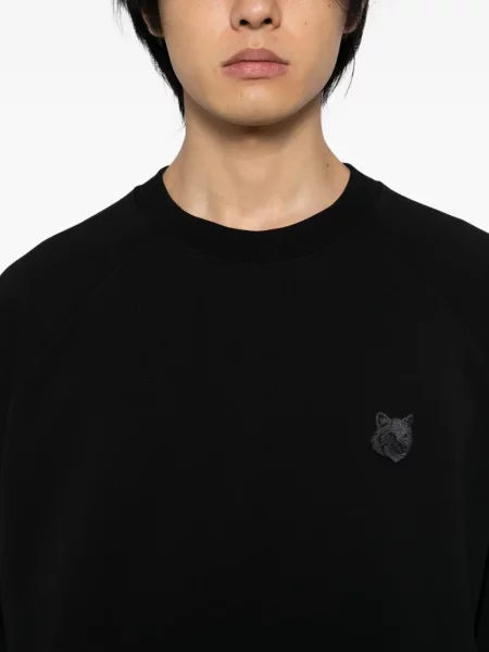 Hanorac Maison Kitsune negru