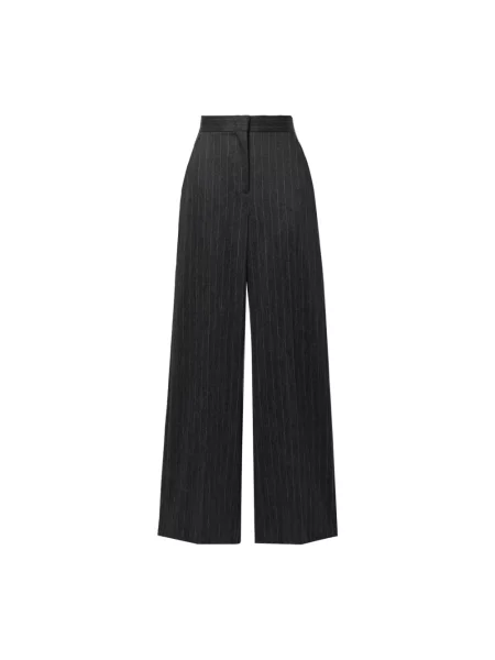 Szerokie spodnie Max Mara czarne