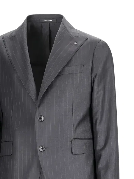 Costum Tagliatore cu dungi de costum gri