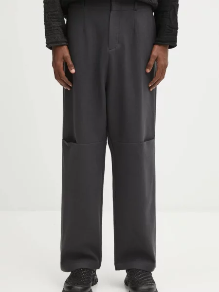 Vlněné kalhoty Ader Error SLACKS šedá