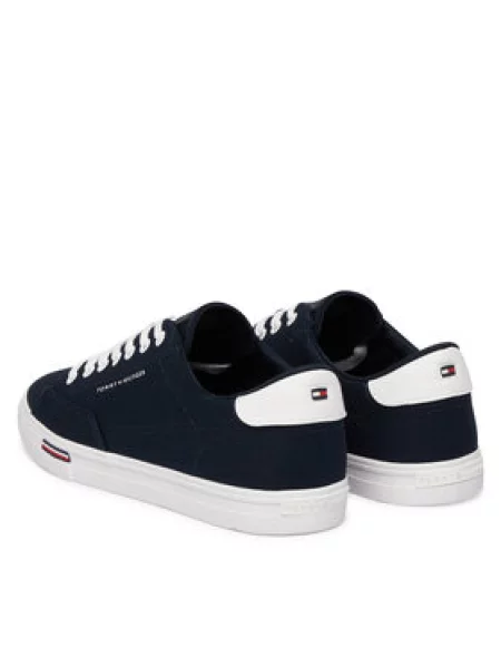 TOMMY HILFIGER Nizke superge temno / bela modra