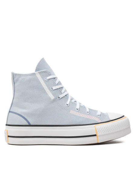 Teniși Converse Chuck Taylor All Star Lift Platform Color Pop Hi albastru