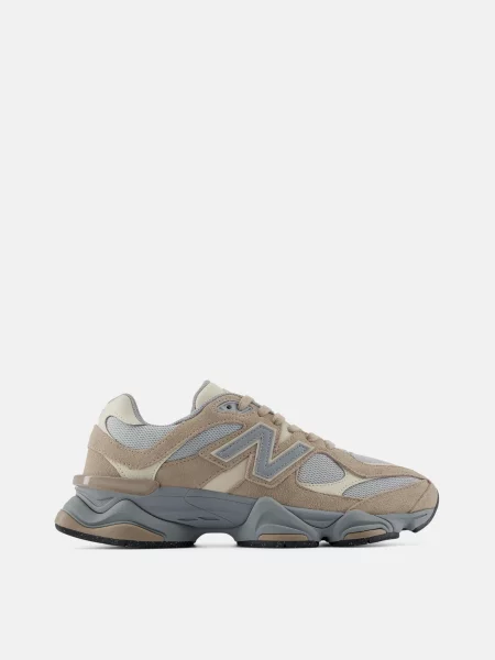 Повседневные кроссовки New Balance 990 с сеткой в сеточку бежевые