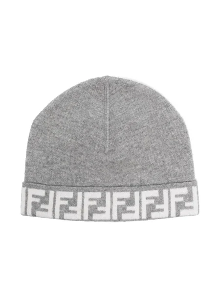 Czapka dziecięca Fendi szara