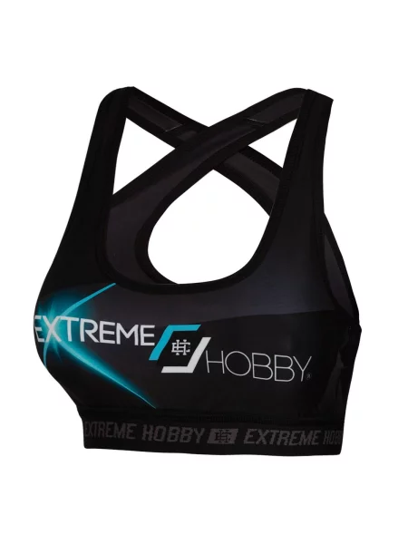 Stanik sportowy fitness siłownia MMA EXTREME HOBBY MT SPORT niebieski