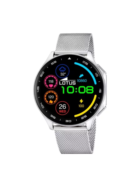 Lotus Digitální hodinky Smartwatch Outdoor Sports stříbrná
