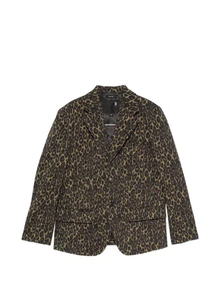 Sacou R13 cu imagine cu model leopard maro