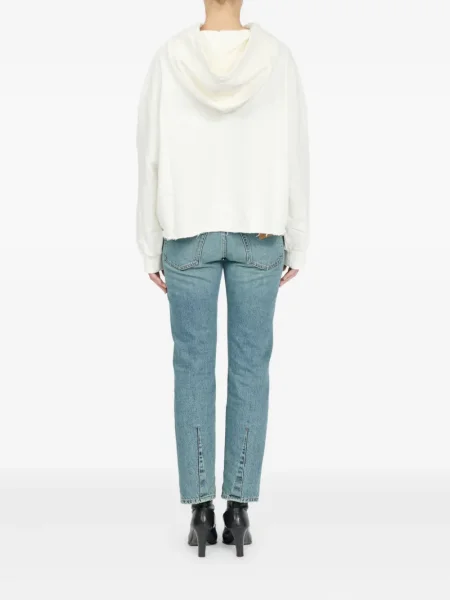 Hoodie Mm6 Maison Margiela λευκό