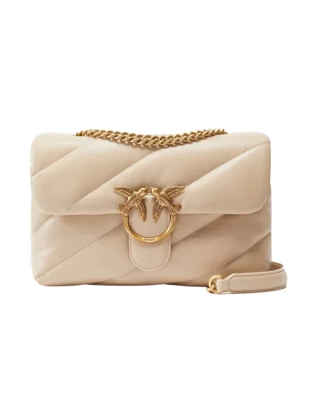 Torebka Pinko klasyczna beżowa