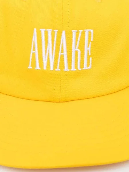 Кепка Awake Ny с аппликацией желтая