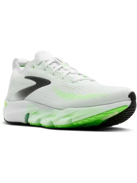 Pánske bežecké topánky Brooks Glycerin Flex white/green gecko/phantom biela