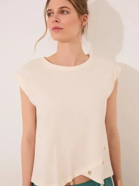 Тениска women'secret дамска бежово