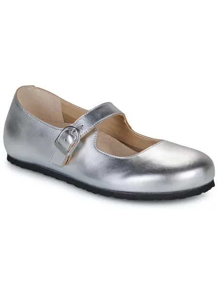 Balerinke Birkenstock srebrna