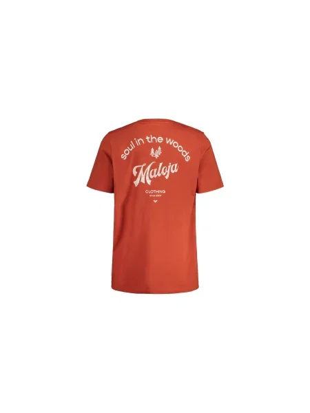 Maloja Schlehen M Mężczyźni Koszulki Maloja Size: L czerwony
