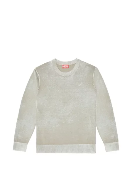Pulover Diesel cu broderie gri