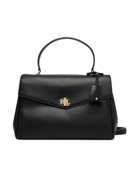 LAUREN RALPH LAUREN Ročna torba črna