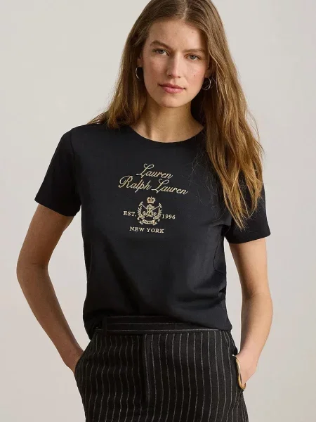 Lauren Ralph Lauren tricou pentru femei din negru