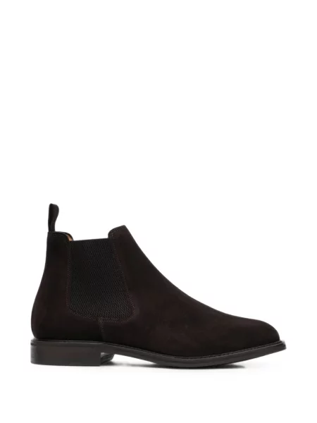 Botine chelsea Berwick Shoes din piele de căprioară maro