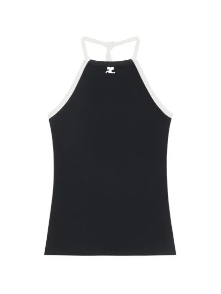Vestă Courreges cu legături negru