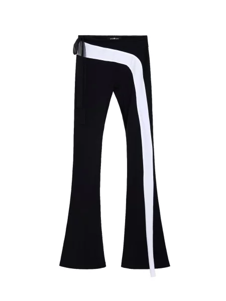 Desigual Pantaloni negru alb