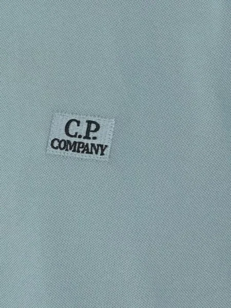 Поло C.p. Company голубое