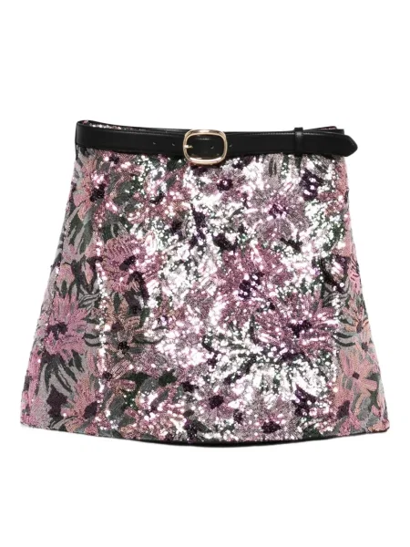 Mała mały spódnica mini Self-portrait różowa