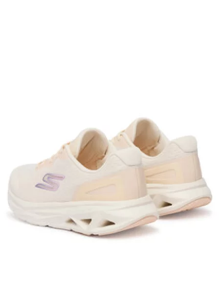 SKECHERS Niske tenisice GLIDE-STEP VORTEX AVALIN bež / lavanda / svijetloljubičasta bijela