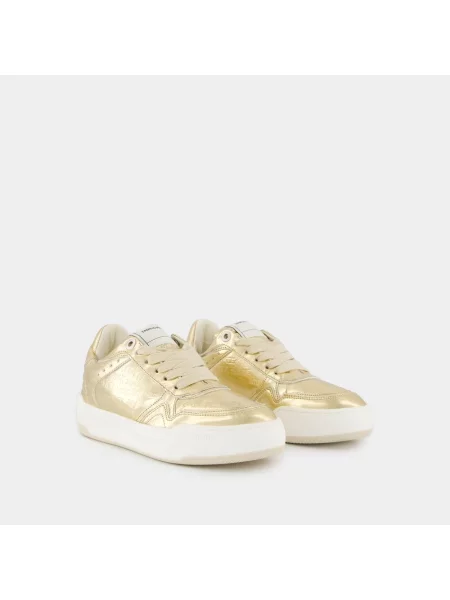 Sneakersy Zadig & Voltaire skórzane żółte