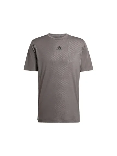 Adidas Funkčné tričko PrimeLift 3 Stripes sivá