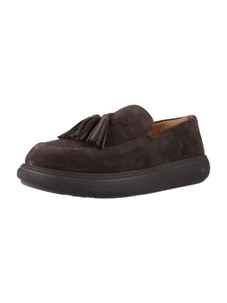Pantofi loafer Fitflop din piele de căprioară maro