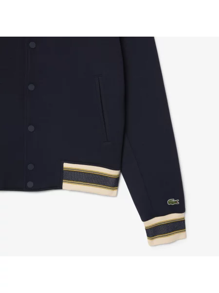 Lacoste Kurtka Varsity Z Naszywką Wyprodukowana We Francji granatowa