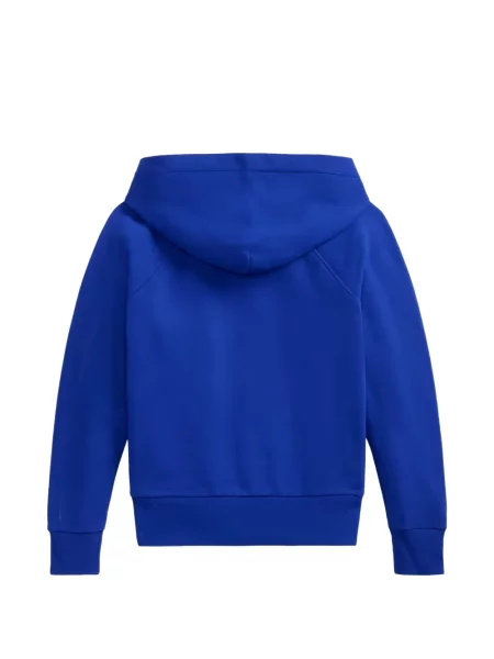 Bluza z kapturem dziecięca Polo Ralph Lauren niebieska